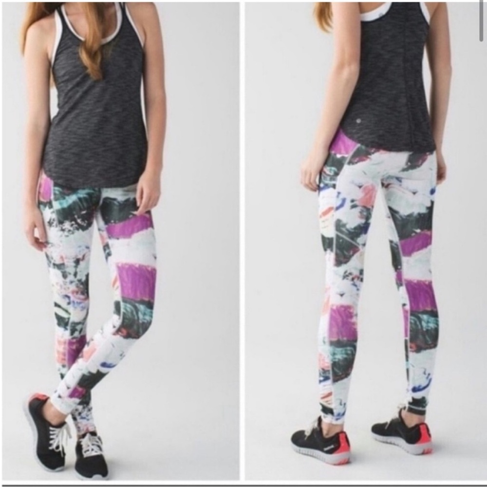 Lululemon Full-on Luxtreme Pigment
Wave Run Speed Tight Ill Leggings Size 4